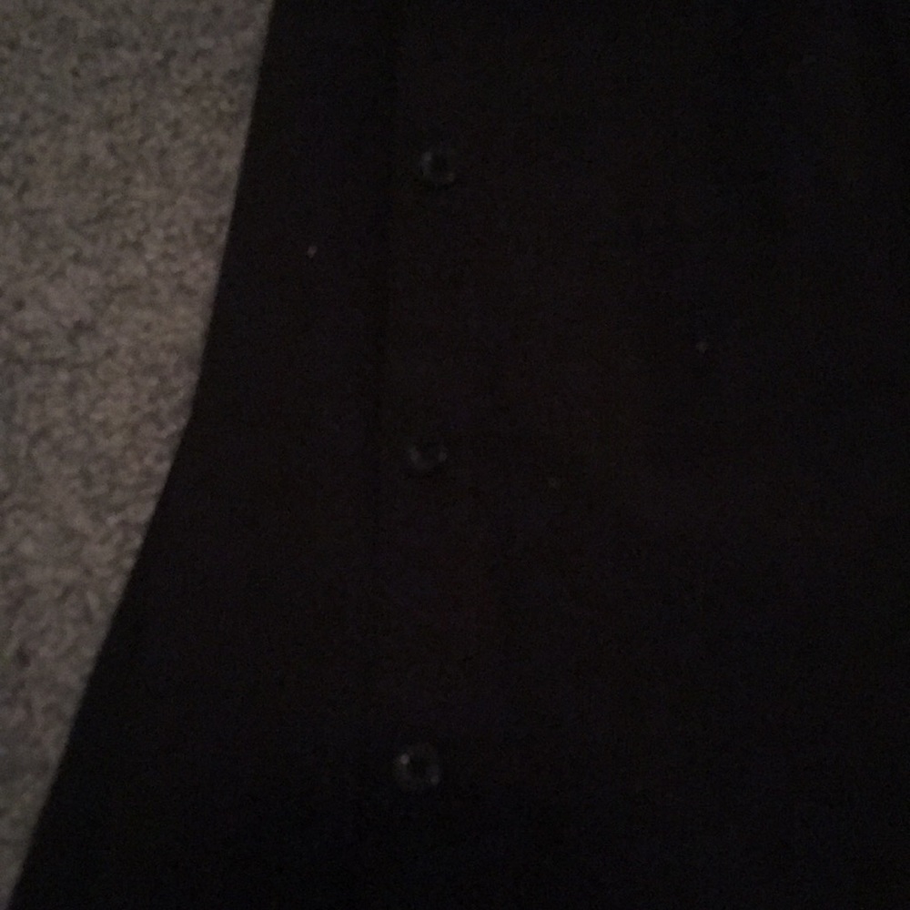 Black basic button down, work appropriate - Picture 3 of 4